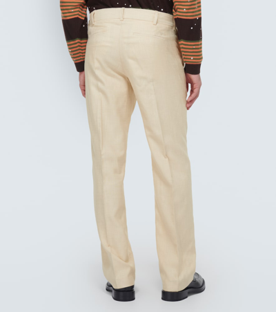 Wales Bonner High-rise-hose Paris In White
