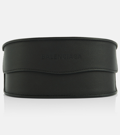 Balenciaga Ovale Sonnenbrille Side Xpander In Blue