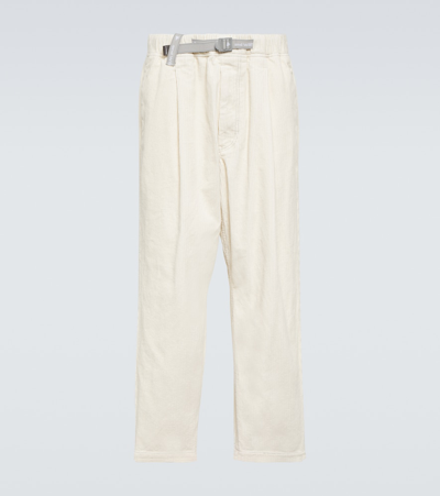 Shop And Wander Cotton Corduroy Pants In White