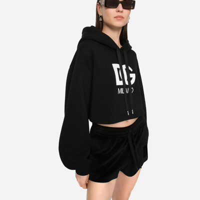 Dolce & Gabbana Drawstring-fastening Waist Shorts In Black
