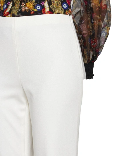 Shop Alice And Olivia Alice + Olivia Trousers In Beige