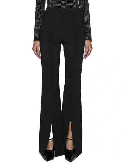 Shop Alice And Olivia Alice + Olivia Trousers In Black