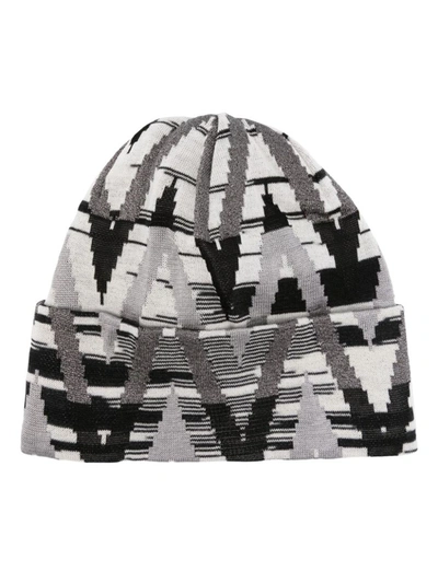 Shop Missoni Sport Missoni Viscose And Wool Blend Hat In Grey