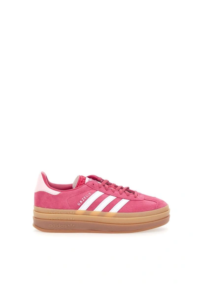 Shop Adidas Originals Adidas "gazzelle Bold W"  Leather Sneakers In Pink