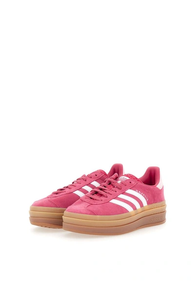 Shop Adidas Originals Adidas "gazzelle Bold W"  Leather Sneakers In Pink