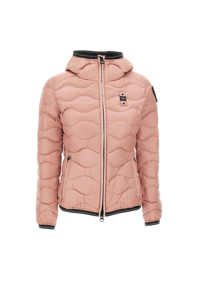 Shop Blauer Down Jacket In Pink