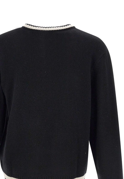 Shop Carhartt Wip "stanford Sweater" Wool Sweater In Black