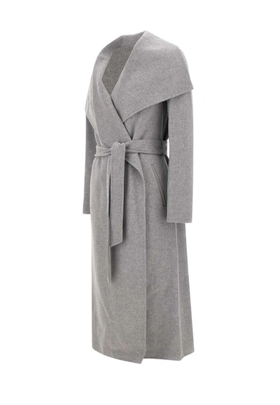 Shop Mackage "mai-cn"  Wool Coat In Grey