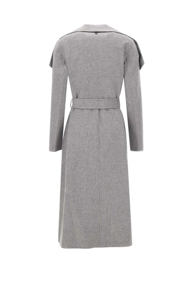 Shop Mackage "mai-cn"  Wool Coat In Grey