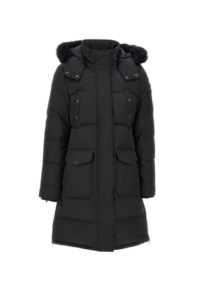 Shop Moose Knuckles "onyx Causapscal" Parka In Black