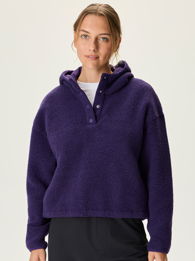 Shop Outdoor Voices Megafleece Cropped Pullover In Concord