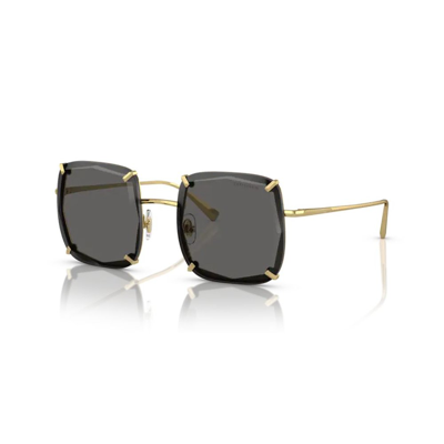 Shop Tiffany & Co . Square Frame Sunglasses In Gold