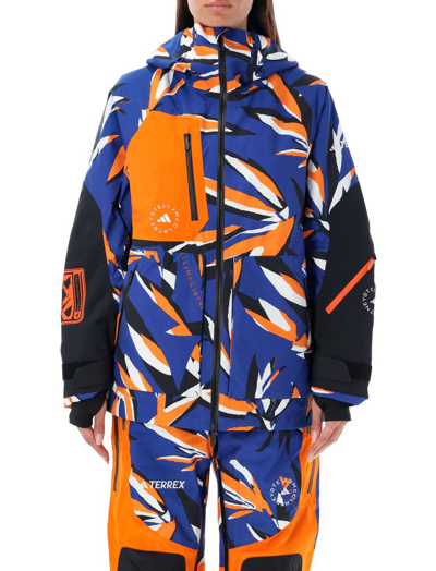 Shop Adidas By Stella Mccartney X Terrex Truenature Hooded Ski Jacket In Multi