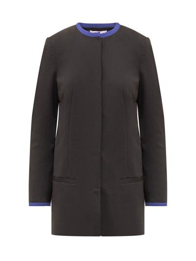 Shop Chiara Ferragni Long Sleeved Buttoned Jacket In Multi