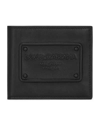 Shop Dolce & Gabbana Calf Leather Bifold Wallet In Multi