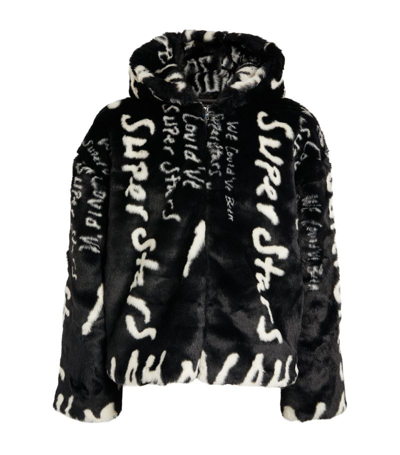 Shop Nahmias X Kodak Black Faux-fur Hooded Jacket