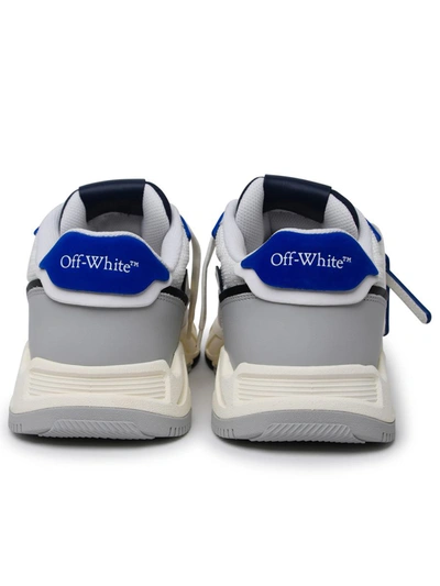 Shop Off-white 'kick Off' White Leather Blend Sneakers