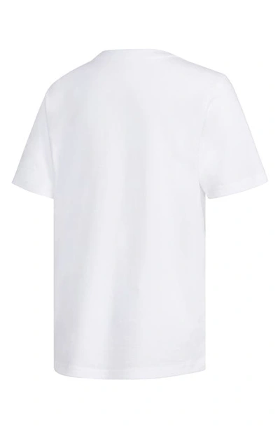 Shop Adidas Originals Kids' Camo Logo T-shirt In White