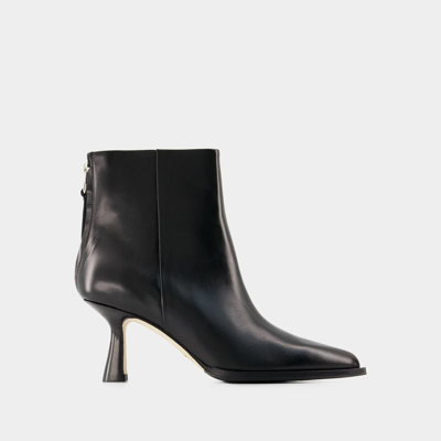 Shop Aeyde Kala Ankle Boots -  - Leather - Black