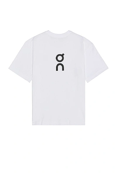 On Club Tee In White
