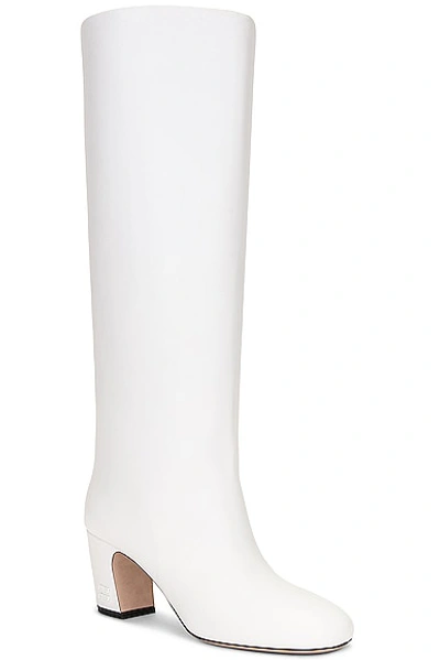 Miu Miu Heel Boot In Bianco