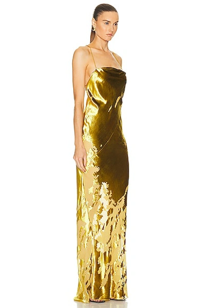 Shop The Sei Cowl Bias Gown In Dijon