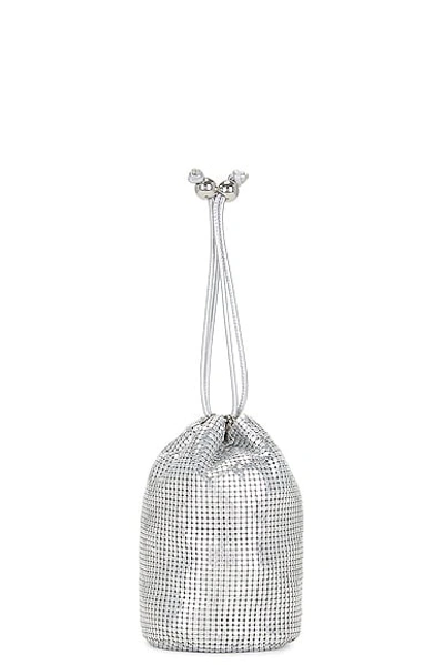 Shop Cult Gaia Gypsum Wristlet Bag In Shiny Silver
