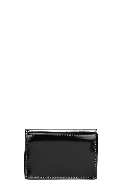 Shop Saint Laurent Business Card Case In Noir