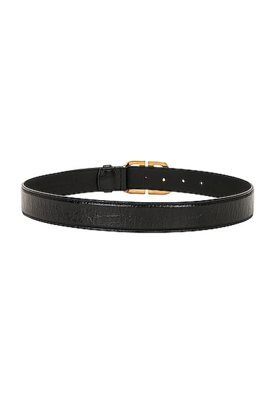 Shop Balenciaga Monaco 30 Belt In Black