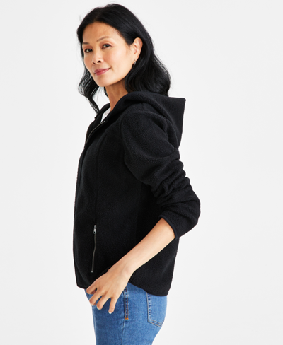 Macy's zip up hoodie womens sale
