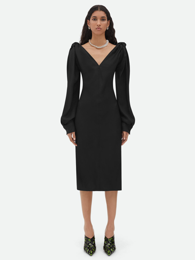 Shop Bottega Veneta Dress In Black  