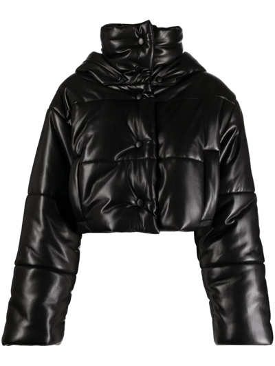 Shop Nanushka `aveline` Padded Jacket In Black  