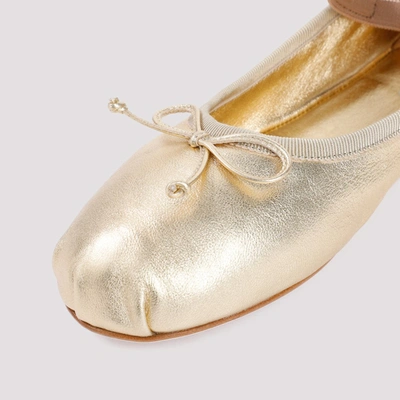 Shop Miu Miu Ballerina Shoes In Grey