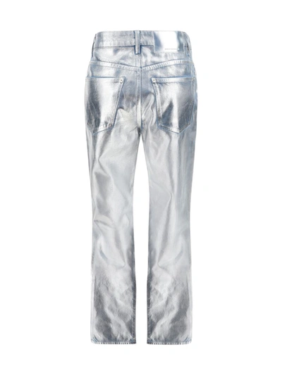 Shop Rabanne Paco  Pants In Light Silver