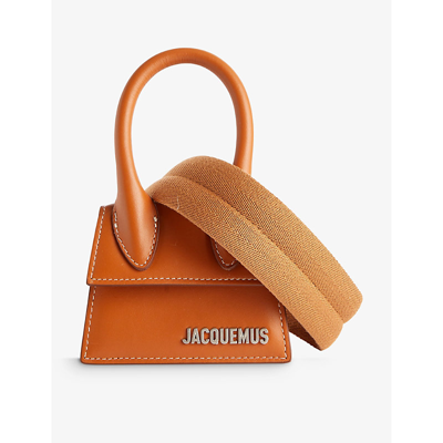 Shop Jacquemus Light Brown 2 Le Chiquito Homme Leather Cross-body Bag