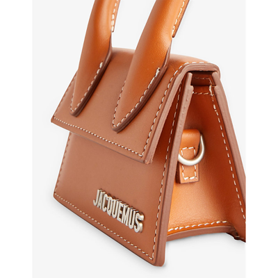 Shop Jacquemus Light Brown 2 Le Chiquito Homme Leather Cross-body Bag