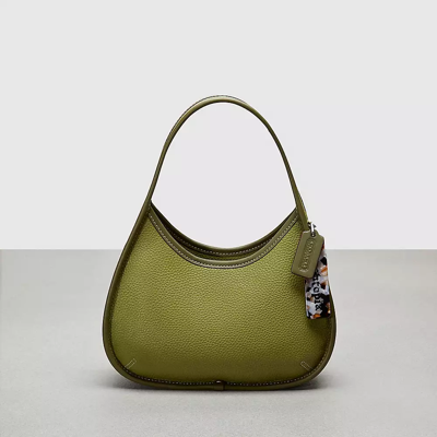 Shop Coach Ergo Bag In Topia Leather In Olive Green