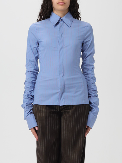 Shop Jean Paul Gaultier Shirt  Woman Color Blue
