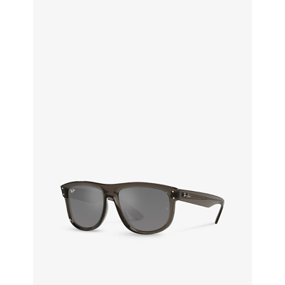 Ray Ban Ray-ban Womens Grey Rbr0501s Boyfriend Reverse In Grey