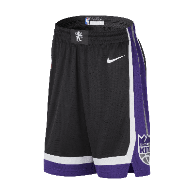 Shop Nike Sacramento Kings Icon Edition  Men's Dri-fit Nba Swingman Shorts In Black