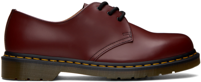 Shop Dr. Martens' Red 1461 Derbys In Cherry Red Smooth