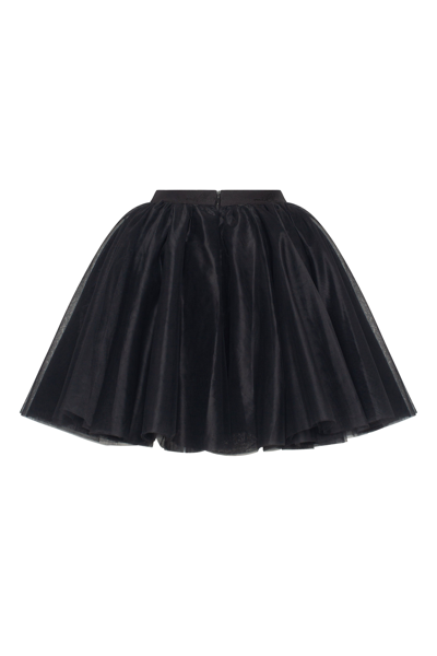 Shop Milla Gathered Organza Mini Skirt In Black, Xo Xo