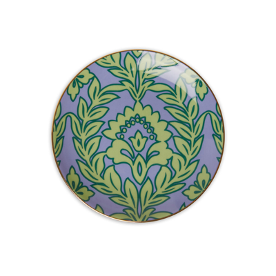 La Doublej Side Plates Set Of 4 In Winter Garland