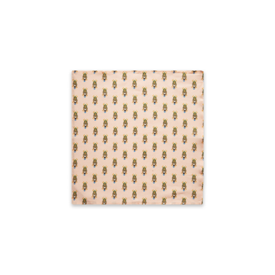 Shop La Doublej Large Napkins Set Of 2 (45x45) In Pink Scarab