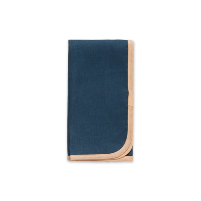 Shop La Doublej Large Napkins Set Of 2 (45x45) In Rainbow Navy