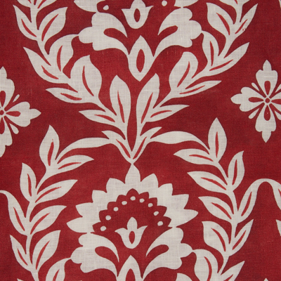 La Doublej Large Tablecloth (180x350) In Garland Bordeaux