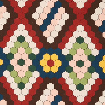 Shop La Doublej Harringbone Runner (50x160) In Honeycomb Tiles