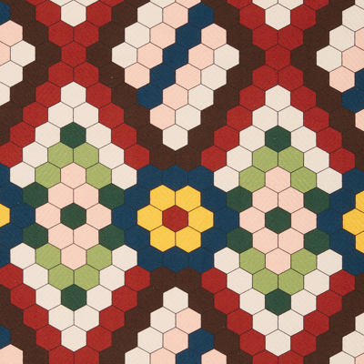 La Doublej Harringbone Runner (50x160) In Honeycomb Tiles