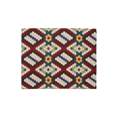 Shop La Doublej Placemat Set Of 2 In Honeycomb Tiles