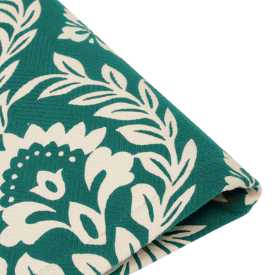 La Doublej Leaf-print Linen Placemats (set Of Two) In Green Garland